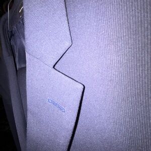 j.ferrar Blue Suit Classic Notch Lapel